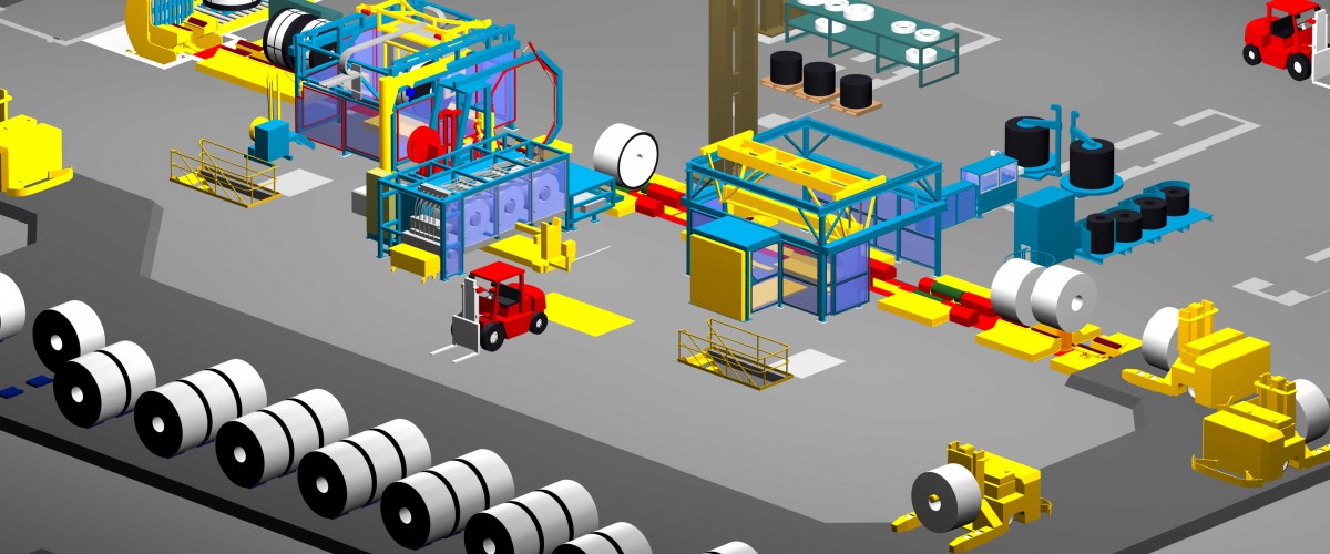 Coil Wrapping Line & AGV