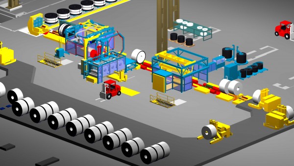 Coil Wrapping Line & AGV
